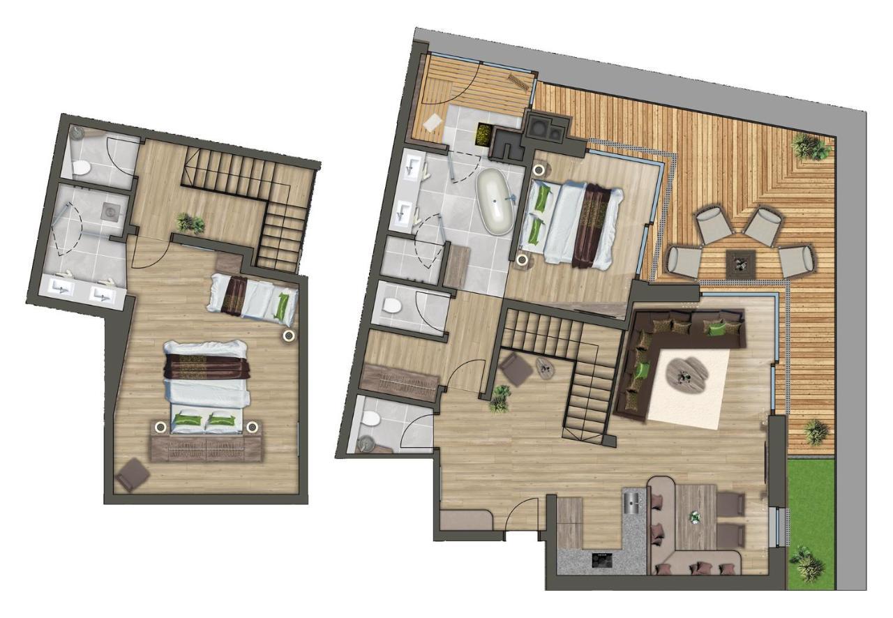 Apartmenthaus Wiesenhof Aschau Im Zillertal ภายนอก รูปภาพ