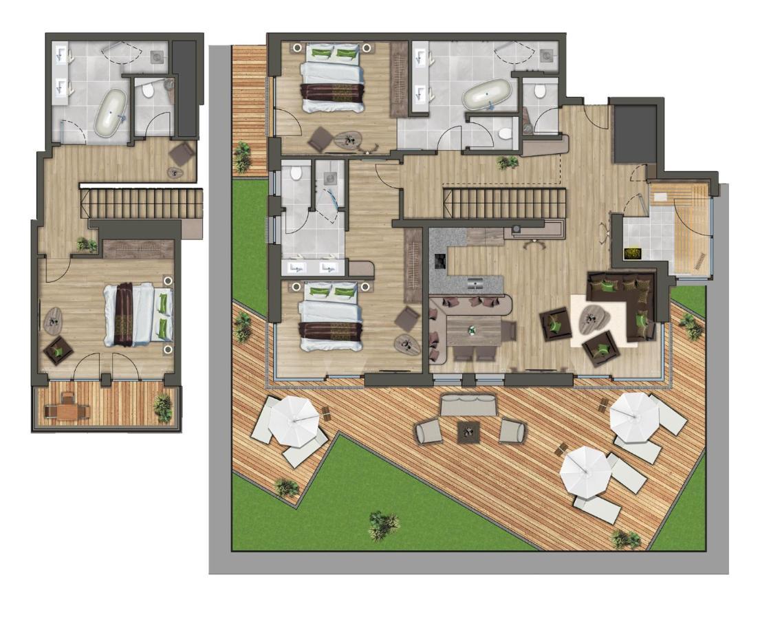 Apartmenthaus Wiesenhof Aschau Im Zillertal ภายนอก รูปภาพ